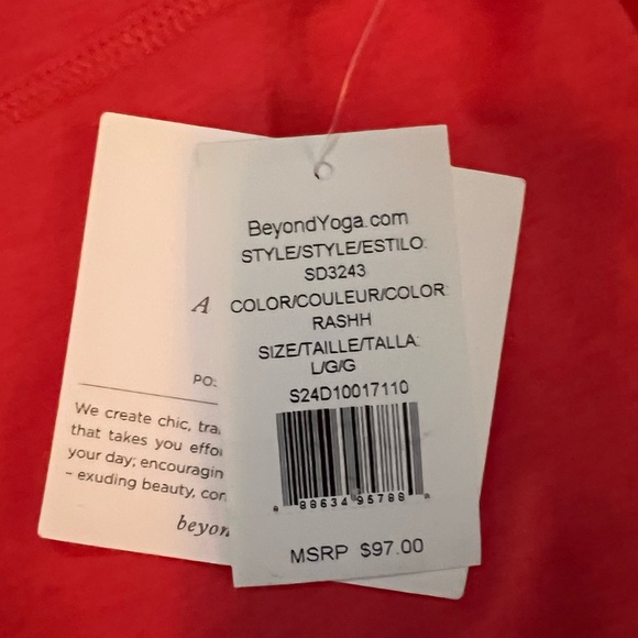 NWT Beyond Yoga Caught in the Midi Leggings - Ash Red - Picture 7 of 7